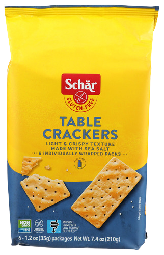 Schar Table Crackers - 7.4 OZ