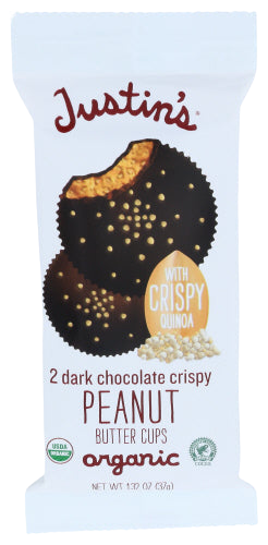 Justins Dark Chocolate Crispy Peanut Butter Cups - 1.38 OZ