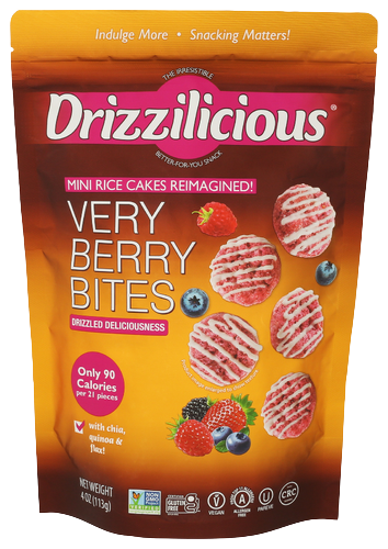 Drizzilicious Very Berry Bites - 4 OZ