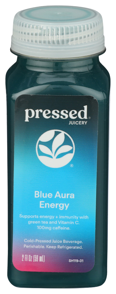 Pressed Juicery Blue Aura Energy Shot - 2 FO