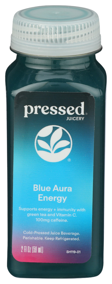 Pressed Juicery Blue Aura Energy Shot - 2 FO