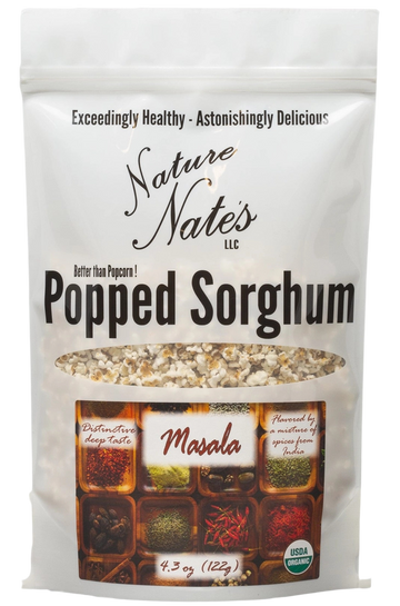 Nature Nates Organic Masala Popped Sorghum - 5 OZ