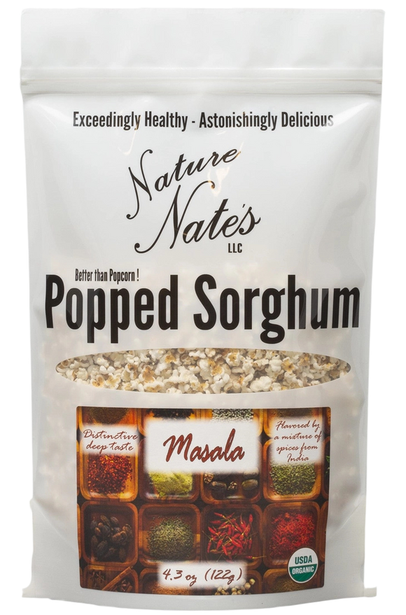 Nature Nates Organic Masala Popped Sorghum - 5 OZ