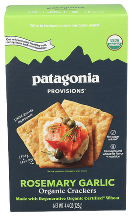 Organic Rosemary Garlic Crackers - 4.4 OZ
