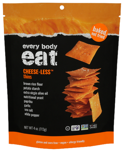 Every Body Eat Cheese-Less Thins - 4 OZ