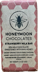 Honeymoon Chocolates Strawberry Milk Bar - 2.2 OZ-1