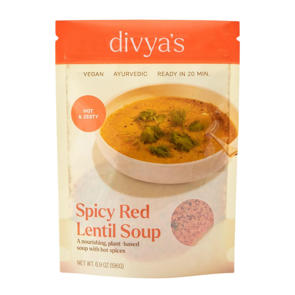 Divya's Spicy Red Lentil Soup  - 4 OZ