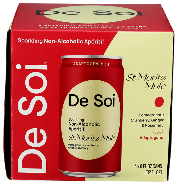 De Soi St. Moritz Mule Mocktail - 4 PK
