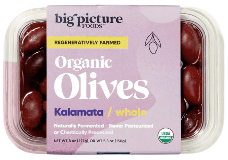 Organic Pitted Kalamata Olives - 8 OZ