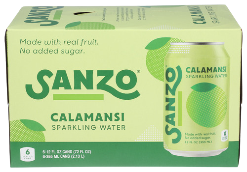 Sanzo Calamansi Sparkling Water - 6Pk