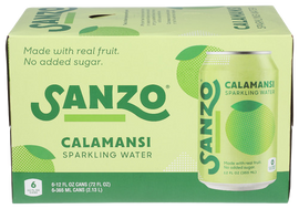 Sanzo Calamansi Sparkling Water - 6Pk