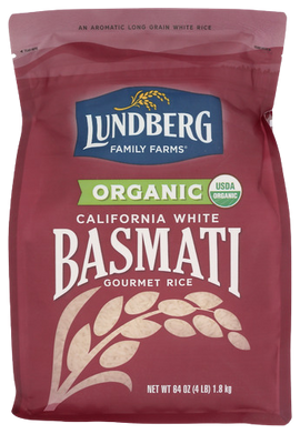 Organic White Basmati Rice - 4 LB