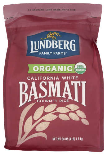 Organic White Basmati Rice - 4 LB