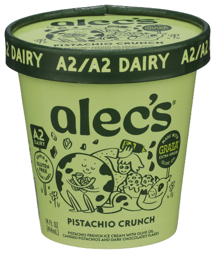 Alec's Pistachio Crunch Ice Cream - 14 FO