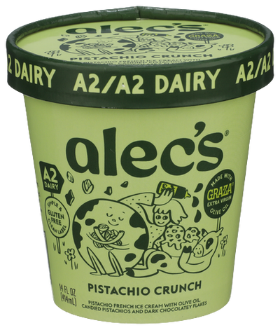 Alec's Pistachio Crunch Ice Cream - 14 FO