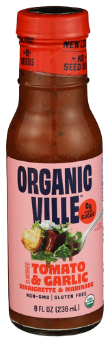 Organicville Sundried Tomato & Garlic Dressing - 8 FO