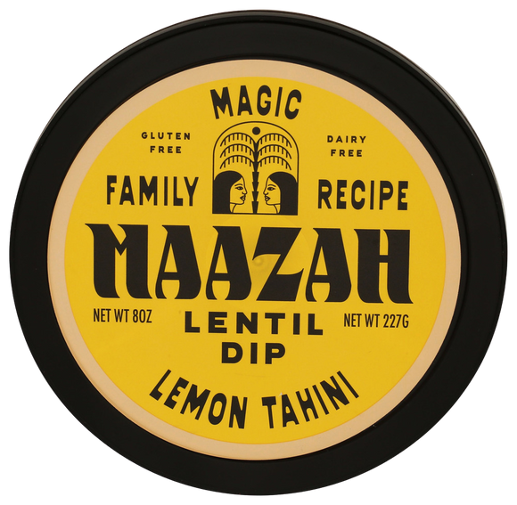 Maazah Lemon Tahini Lentil Dip - 8 OZ