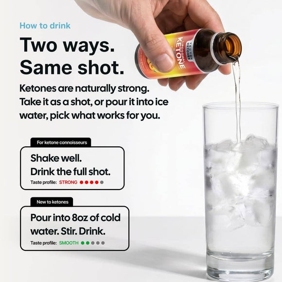 Tecton Ketones - Performance Shot + Caffeine: Peach Mango Lift