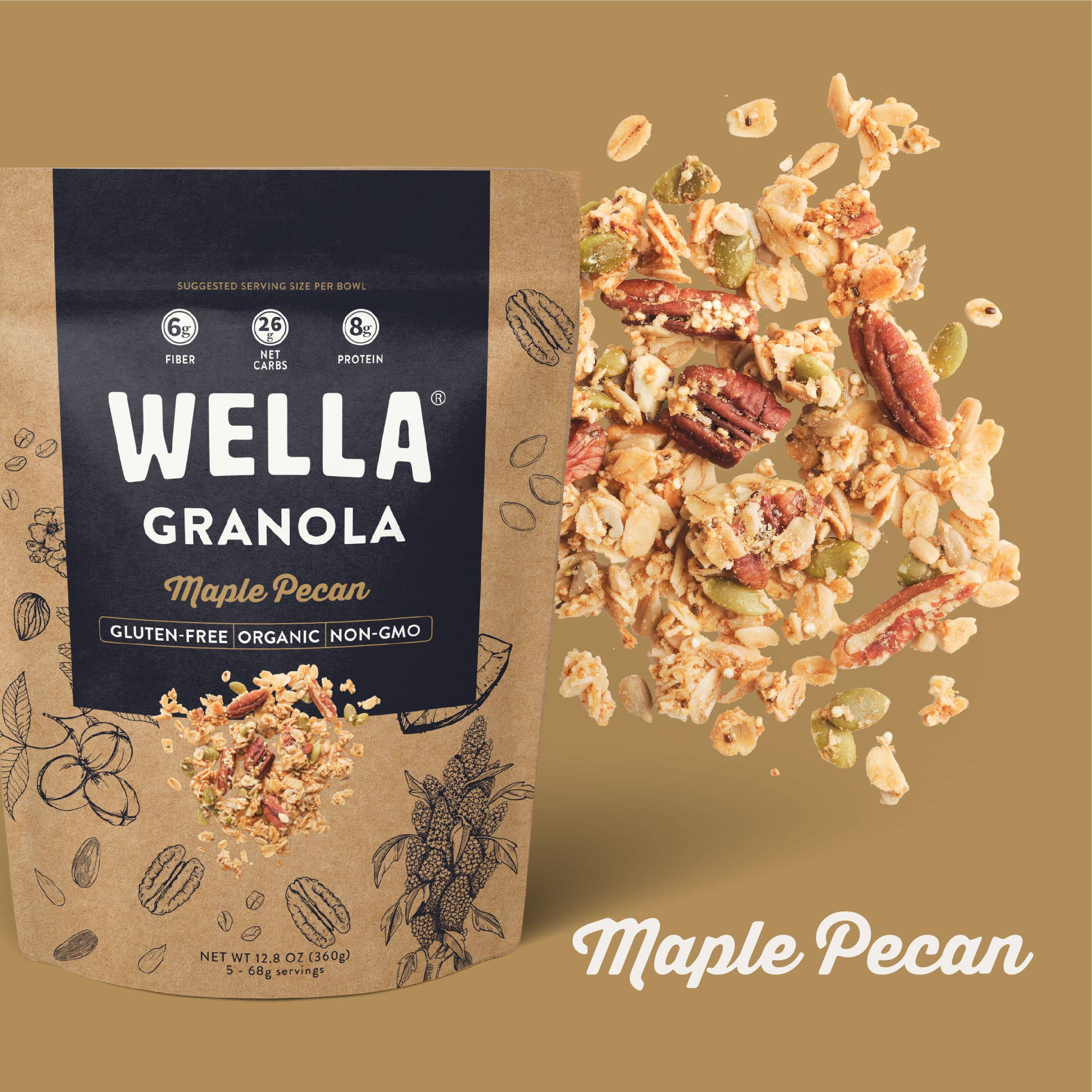 Granola Maple Pecan – 12.8 OZ