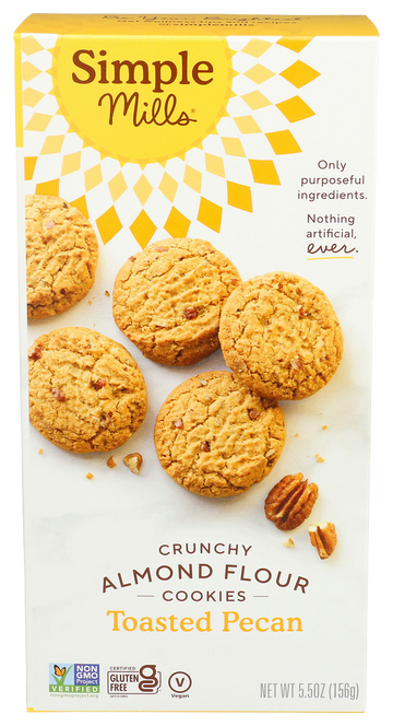 Simple Mills Toasted Pecan Cookies - 5.5 OZ