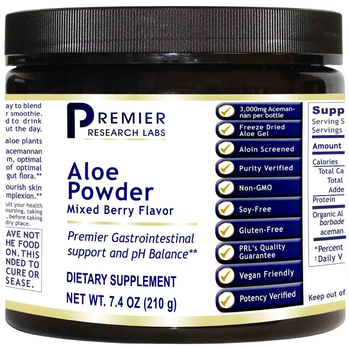 Aloe Powder-Mixed Berry Flavor - 7.4 OZ