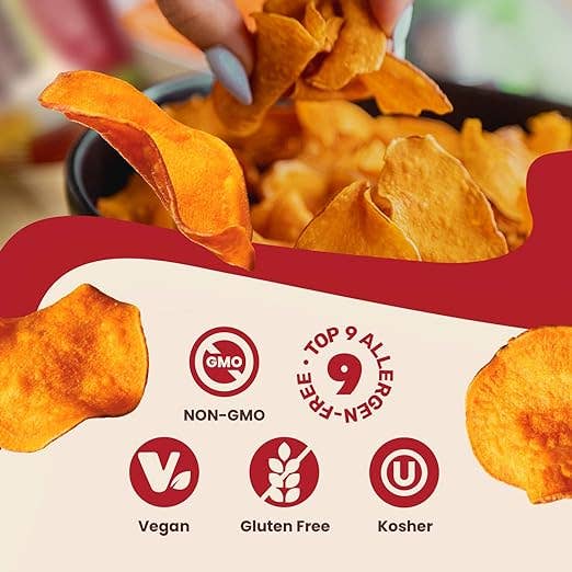 Carolina BBQ Sweet Potato Chips 1.5oz (Avacado Oil/ Non-GMO)