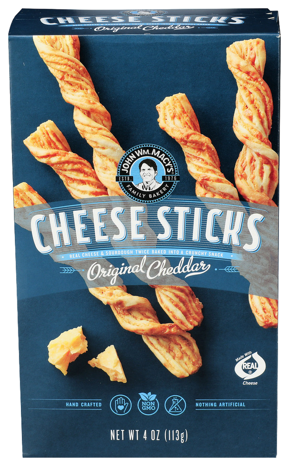 Macys Cheddar Cheese Sticks - 4 OZ