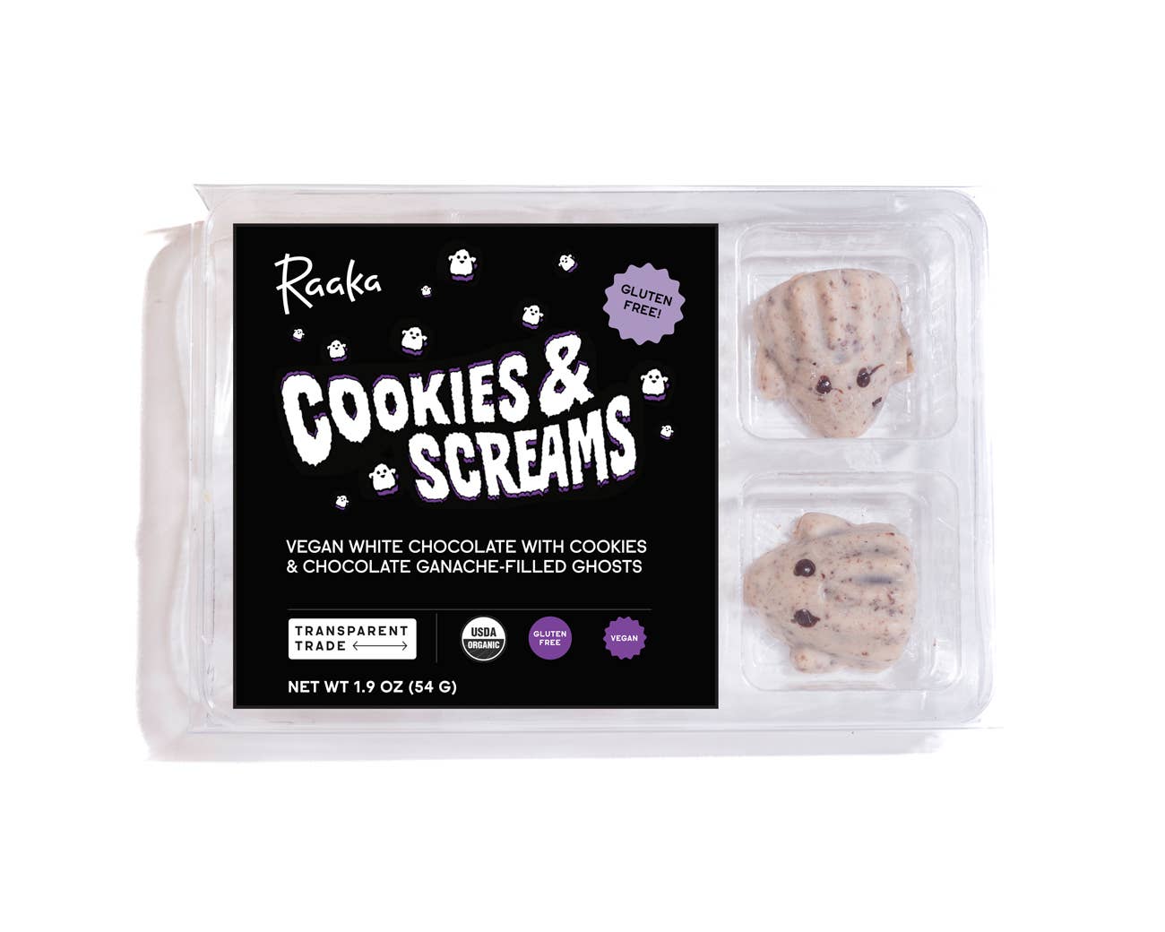 Cookies & Screams Ghosts White Chocolate Gift Box