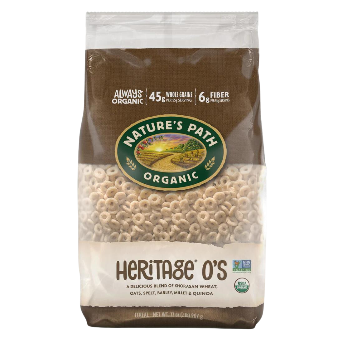 Organic Heritage O's Cereal - 32 OZ