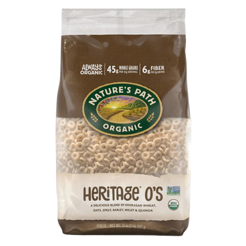Organic Heritage O's Cereal - 32 OZ