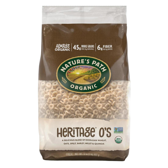 Organic Heritage O's Cereal - 32 OZ