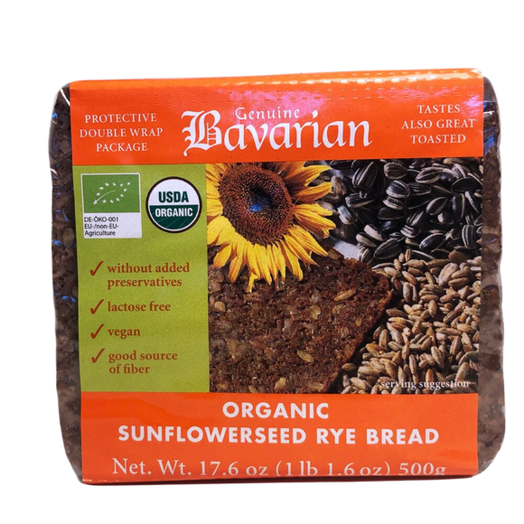 Bavarian Sunflowerseed Rye Bread - 17.6 OZ