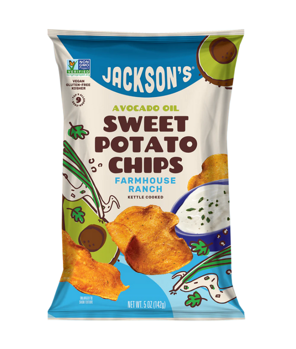 Farmhouse Ranch Sweet Potato Chips with Avocado Oil - 5 OZ