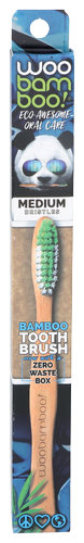 WooBamboo Medium Toothbrush - 1 EA
