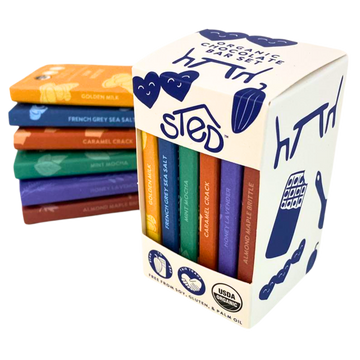 Sted Chocolate Bestselling 6 Mini Bars Gift Pack