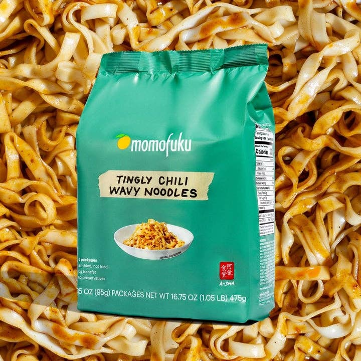 Tingly Chili Noodles - 5 x 3.35 OZ PACKAGES