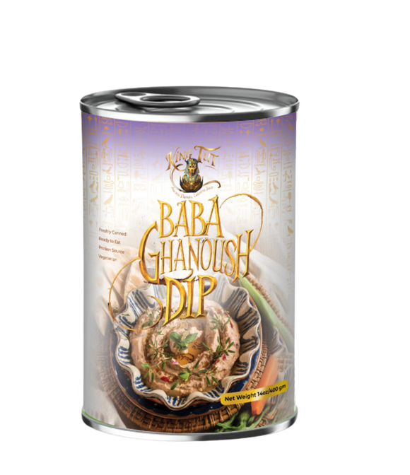 Baba Ganoush Dip Roasted Eggplant with Tahini - 14 OZ