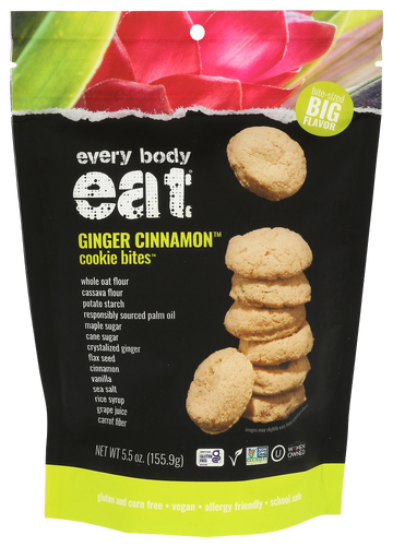 Every Body Eat Ginger Cinnamon Cookie Bites - 5.5 OZ