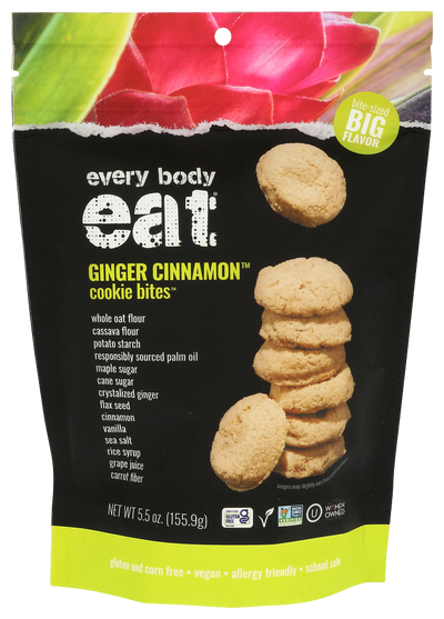 Every Body Eat Ginger Cinnamon Cookie Bites - 5.5 OZ