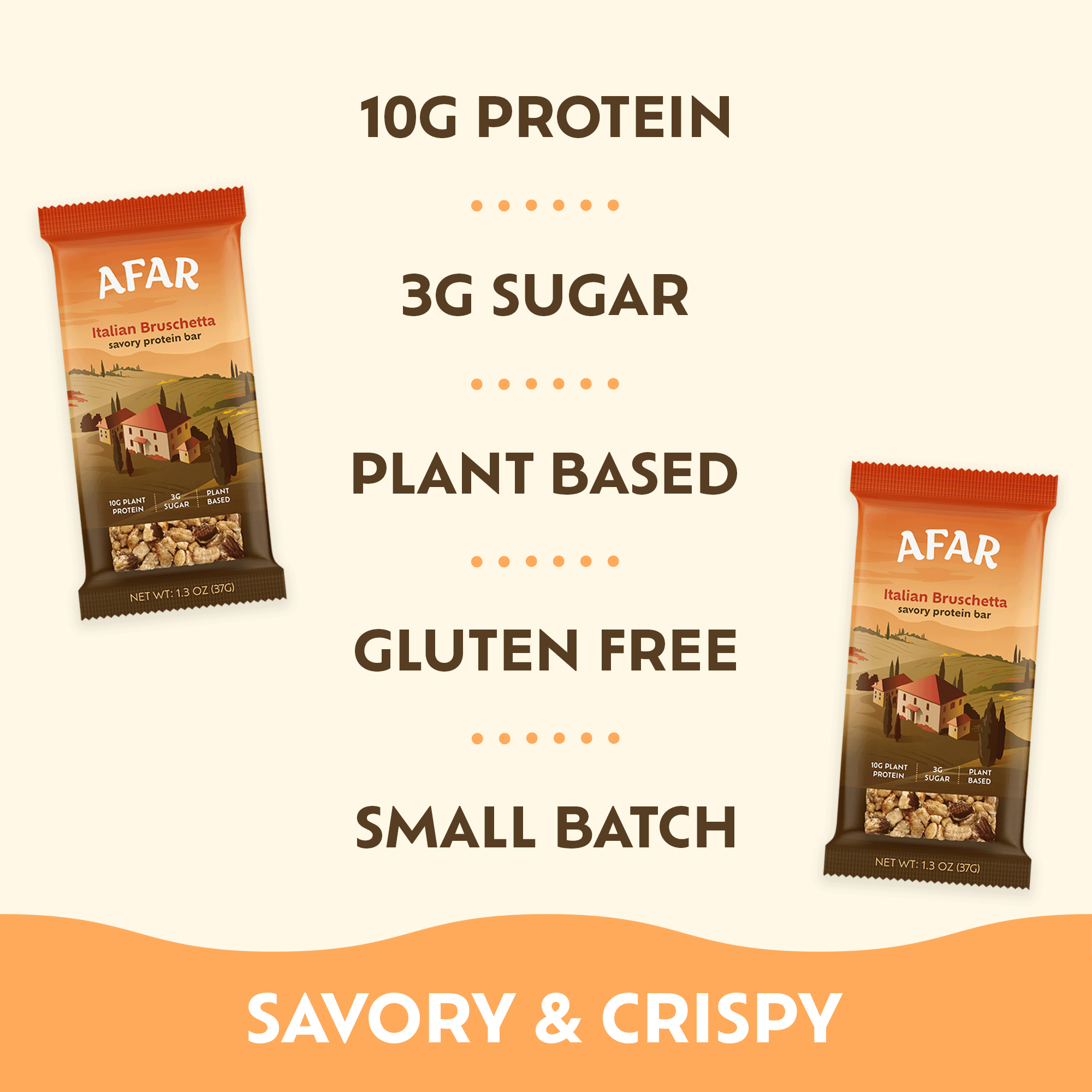 Savory Protein Bar - Italian Bruschetta Flavor