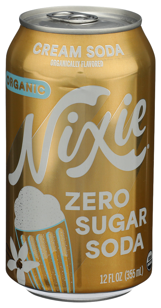 Nixie Zero Sugar Cream Soda - 12 FO