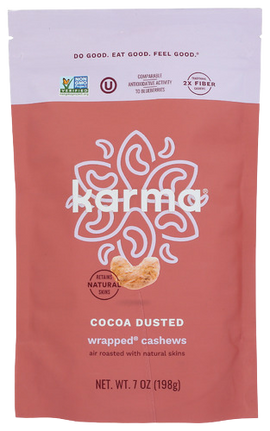 Cocoa Dusted Wrapped Cashews - 7 OZ
