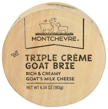 Montchevre Goat Triple Creme Brie - 6.34 OZ