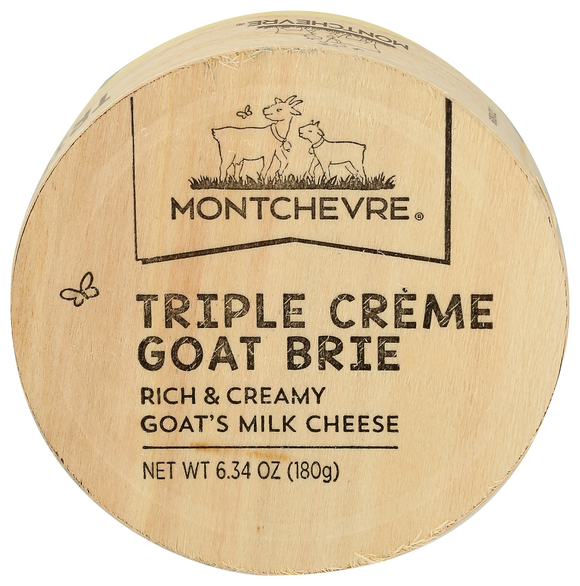 Montchevre Goat Triple Creme Brie - 6.34 OZ