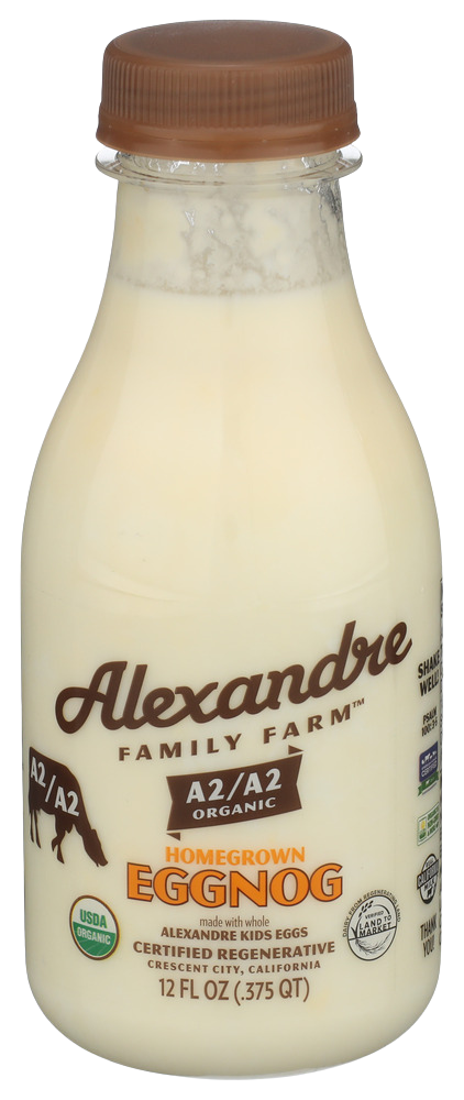 Alexandre Family Farms Organic A2A2 Eggnog - 12 FO