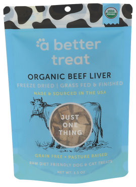 A Better Beef Liver Dog Treats -1.5 OZ