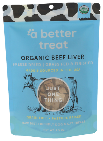 A Better Beef Liver Dog Treats -1.5 OZ