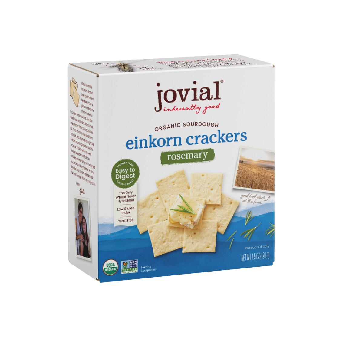 Organic Sourdough Rosemary Crackers - 4.5 OZ