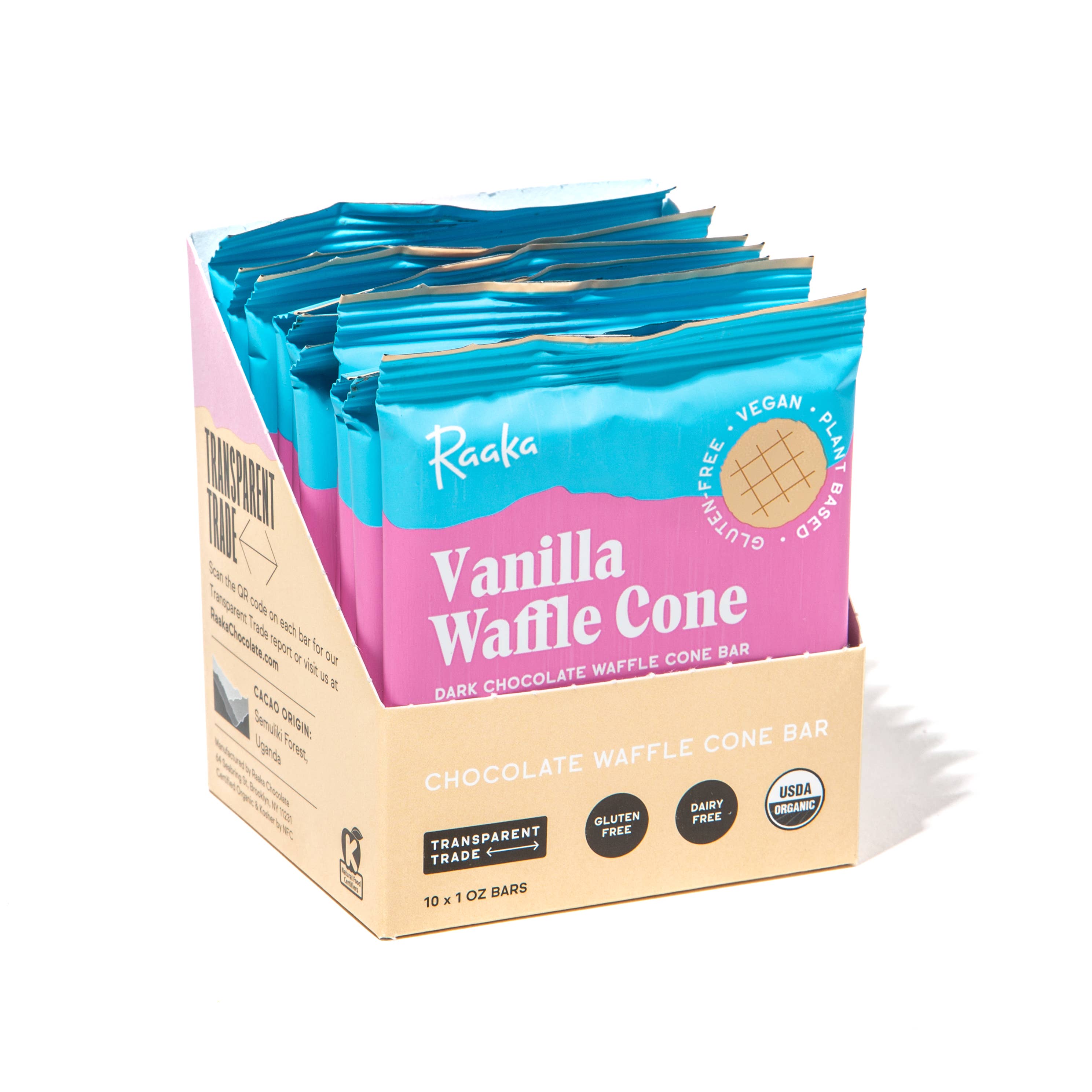 Vanilla Waffle Cone Chocolate Bar - 1 OZ