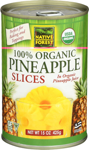 Organic Sliced Pineapple - 15 OZ